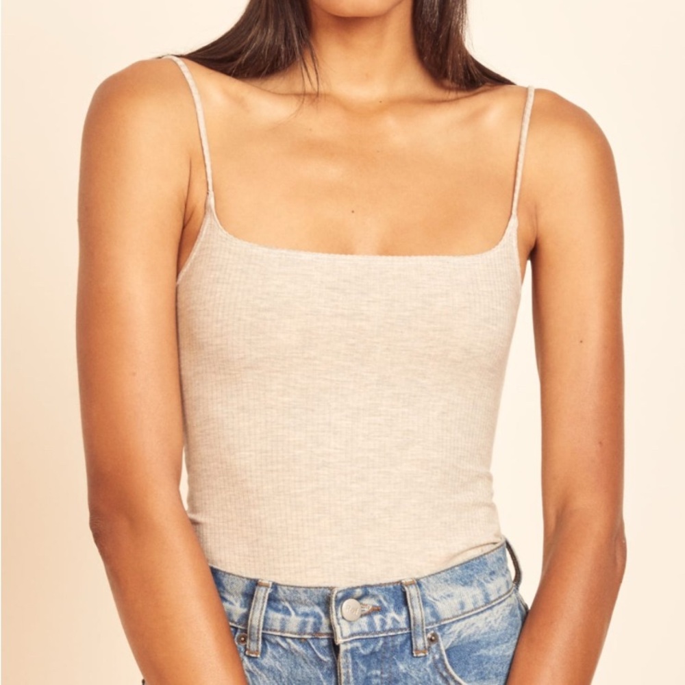 Reformation Carrie tank top in Marble